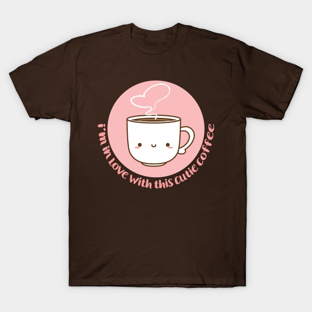 Cute coffee cup T-Shirt by clgtart